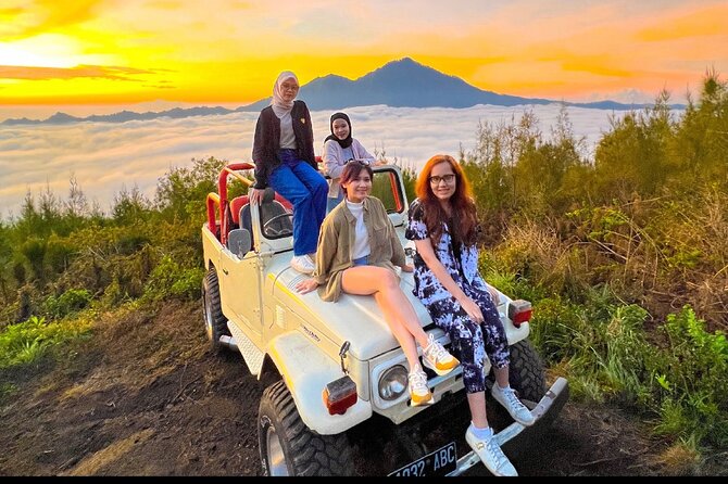 Mount Batur Sunrise Jeep Tour with Natural Hot Spring - Exploring the black lava from the 1963 eruption