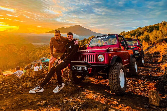 Mount Batur Sunrise Jeep With Black Lava - Black lava fields after sunrise