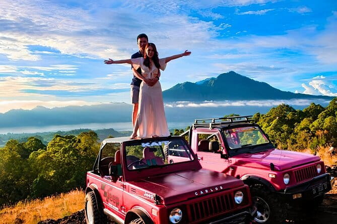 Mount Batur Sunrise Jeep With Hot Springs Tour - Black Lava fields and the off-road section