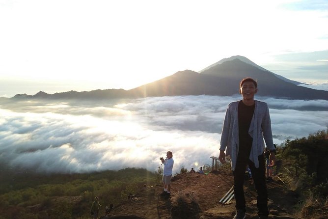 Mount Batur Volcano - Sunrise Trekking with White Water Rafting - Sunrise at the 1,717-meter summit