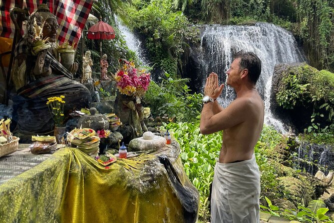 natural holy waterfalls healing tour. - What Melukat Means at Beji Griya Waterfall