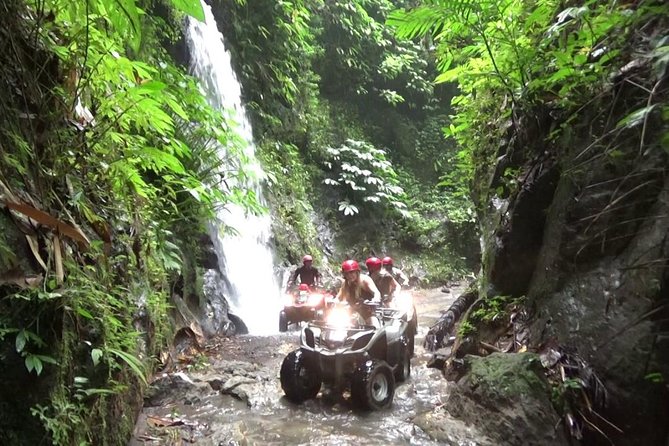 OFFICIAL ATV KUBER - Tunnel, Waterfall, Rice Field, River, Jungle - Pickup, meeting point, and group size