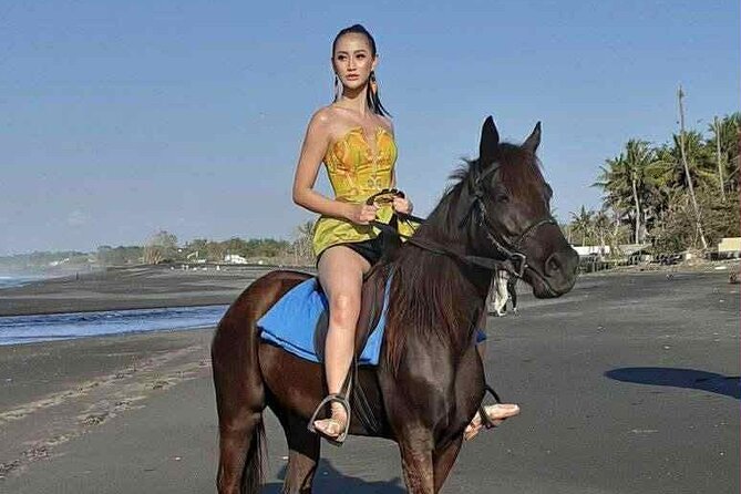 Private Bali Horse riding at saba beach - What the one-hour beach itinerary feels like