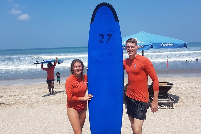 Private Beginner 1 on 1 Surf Lesson at Kuta Beach - Moving into shallow water at an easy pace