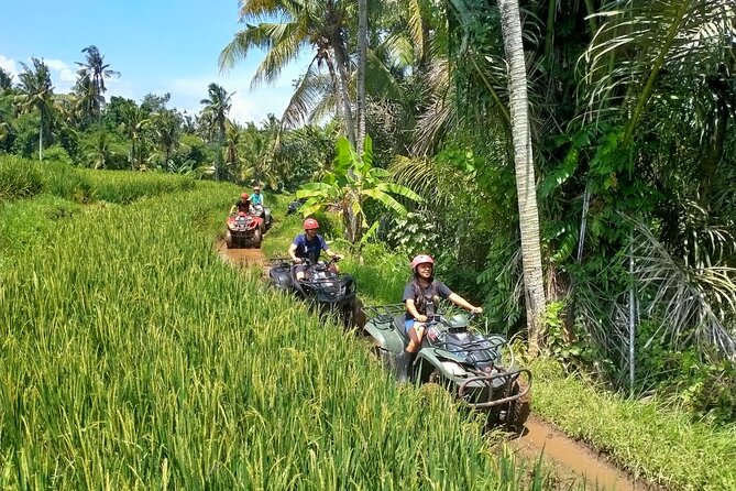 Private Quad Bike ATV with 2-hour Bali Massage and Spa - 1.5 hours through mud, fields, and caves