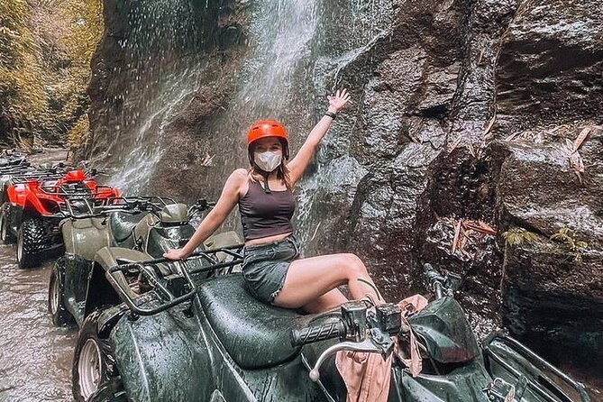 Quad Bike Bali With Tunnel, Waterfall and Rafting Adventure - Key points at a glance