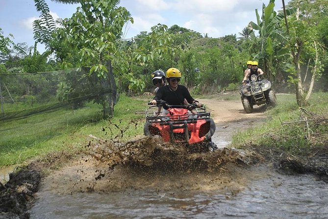 Quad Bike Ride and Snorkeling at Blue Lagoon Beach All-inclusive - Getting ready for the muddy ATV course