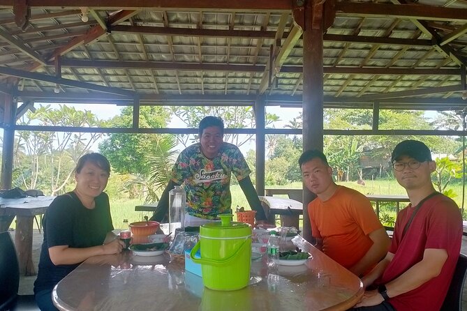 Rafting at Jangkok River Lombok - Getting ready with supplied rafting equipment