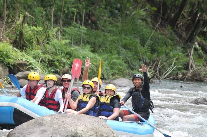 Rafting Swing Monkey Forest And Waterfall Tour All Inclusive - Happy Swing Bali for staged island photos
