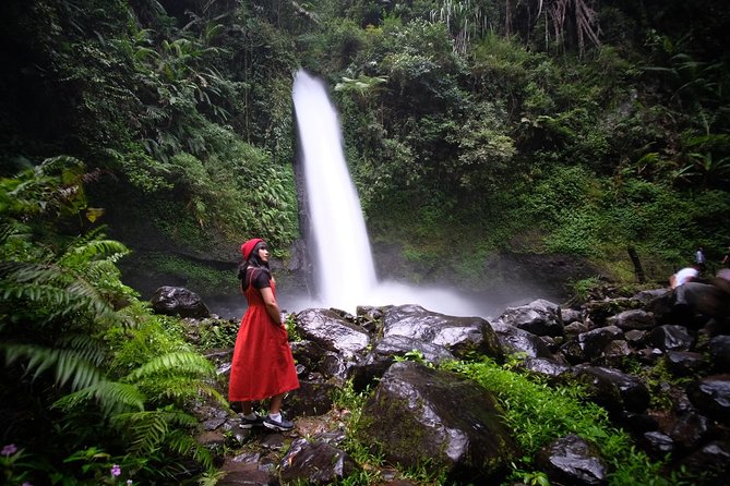 Situ Gunung Waterfall & Suspension Bridge Sukabumi start Jakarta - Walking through the forest to Curug Sawer