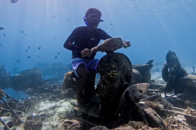 Snorkeling with turtle and statue in Gilis - Key points before you book
