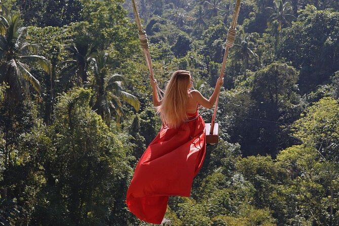 Tirta Empul temple, Jungle Swing and Waterfalls - Private Tour - Happy Swing Bali: pay extra for the signature photo