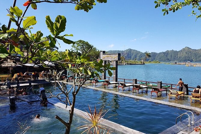 Trunyan Cemetery, Hot Spring, Penglipuran Village, and Waterfall Tour - An hour at Batur Natural Hot Spring