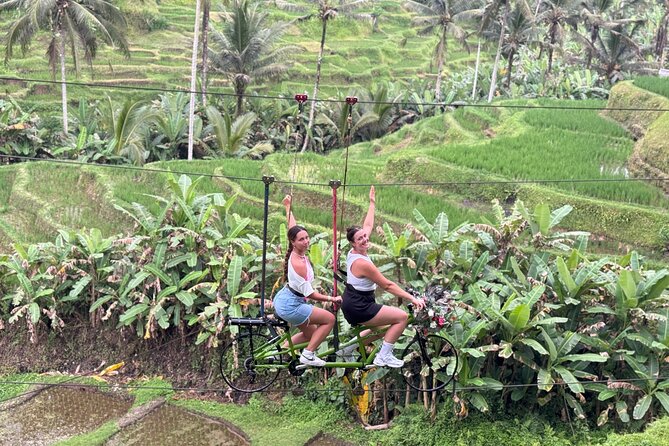 Ubud: ATV Rafting + Zipline, Swing, Sky Bike in Bali Rice Terrace - U Fun Field and the rice-terrace activities