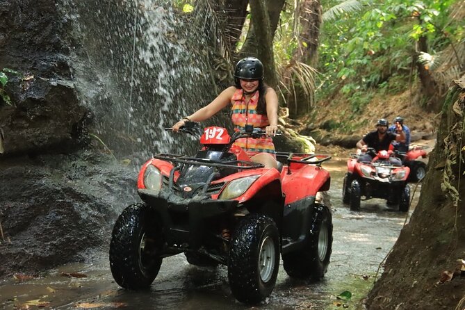Ubud ATV Ride through Jungle and Waterfalls - Rivers, caves, and the waterfall crossing