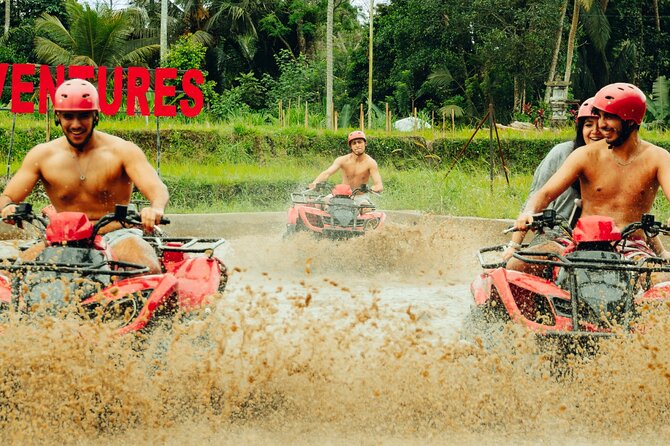 Ubud ATV Ride through River Jungle Rice Fields Puddles - What this Ubud ATV route is really like