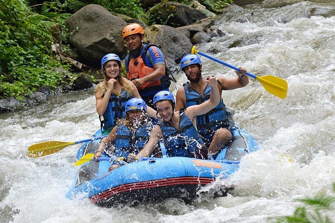 Ubud Ayung Water Rafting included Lunch and Transfer - Paddling through forest, rapids, and calm water
