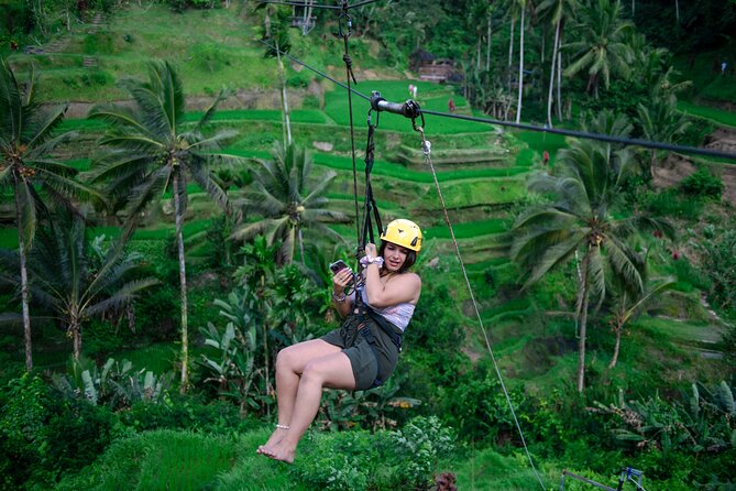 Ubud Half Day Zipline and Jungle Swing - The zipline: quick fun over the fields