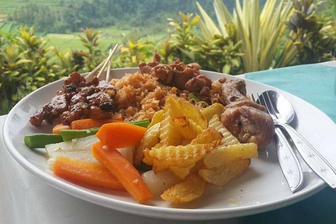 Ubud Hot Springs and Waterfall Private Guided Tour - Mount Batur lunch with a view