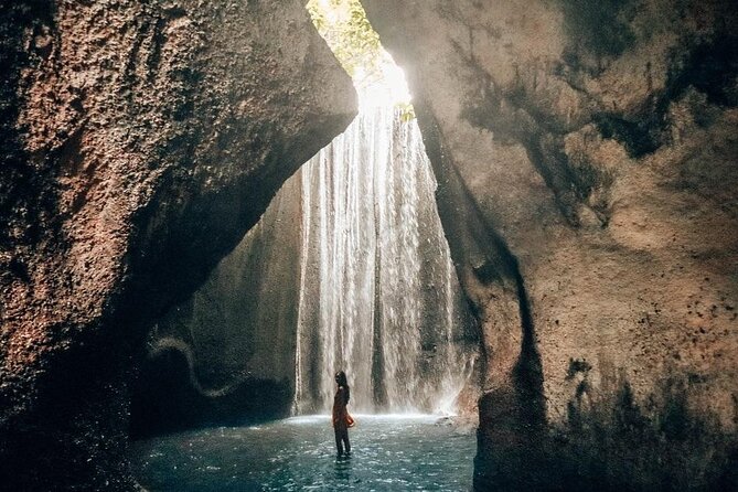 Ubud Private Tour - Waterfalls, Water Temple & Rice Terraces - Tukad Cepung, sunlight inside the canyon