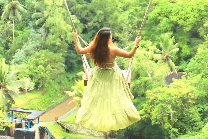 Ubud Tour with Jungle Swing and Waterfall Water Temple - Sacred Monkey Forest: an active start in Ubud