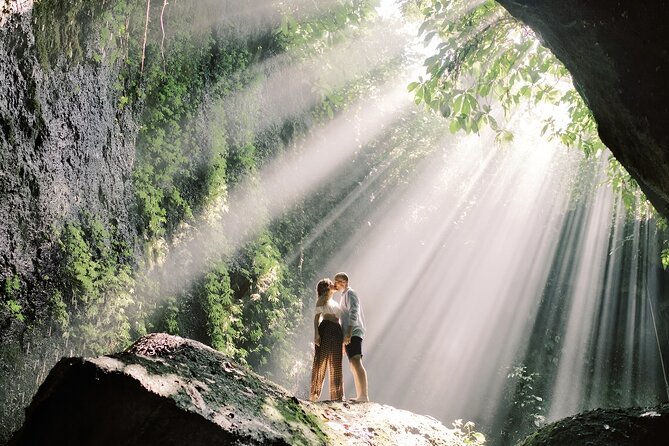Ubud Tour with Monkey Forest Waterfalls Temples and More - Adding a thrill at the Ubud Jungle Swing
