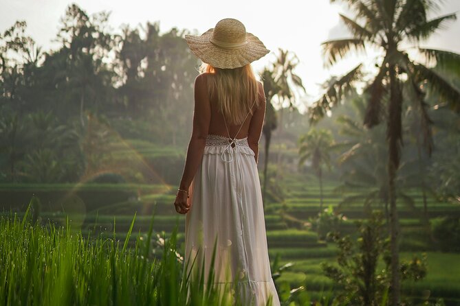 Ubud Tour with Monkey Forest Waterfalls Temples and More - Reading Bali’s farming story at Tegalalang