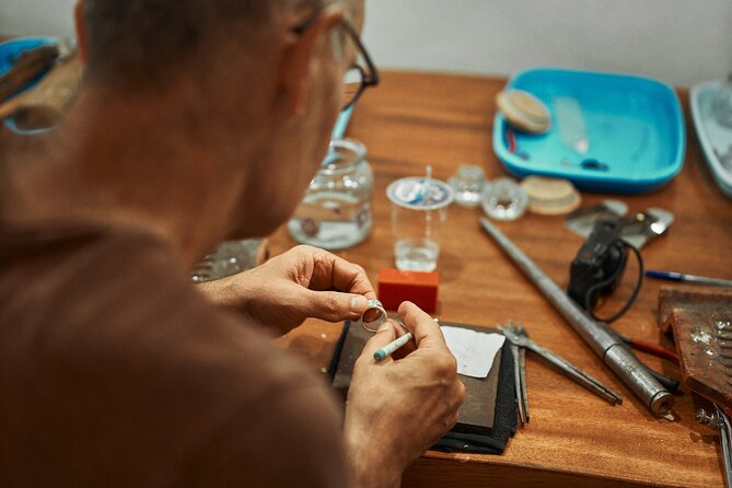 Ubud Town Center Silver Class - Create Your Own Silver Jewelry - Shaping your ring, pendant, or bracelet