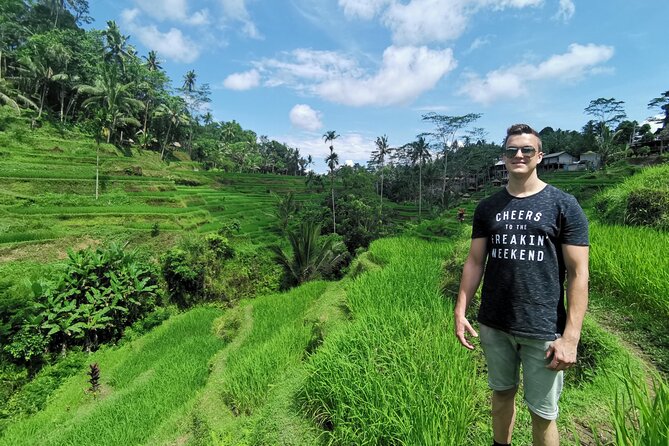 Ubud Village, Tegalalang Rice Terrace Swing, Tirta Empul Temple and Waterfafall - Mount Kawi and its 11th-century stone shrines