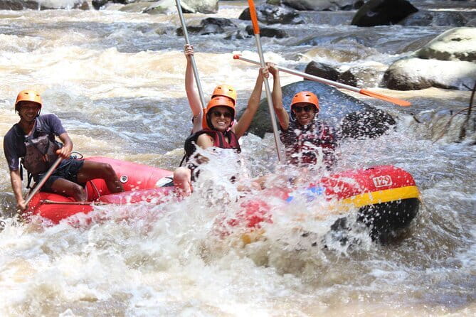 Ubud White Water Rafting with Buffet Lunch - Lunch by the river after the action