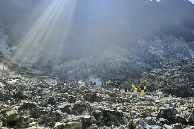 Volcano and Domas Crater of Hot Stony Bubble from Jakarta Lunch - Four hours at Florawisata D’Castello