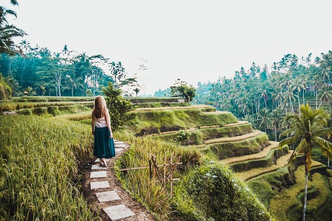 Volcano Jeep Adventure and Ubud Tour - Tegalalang’s short walk through the rice terraces