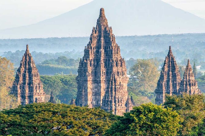 Yogyakarta: Borobudur Climb-up & Prambanan Day Trip All Inclusive - Prambanan’s tall Hindu towers